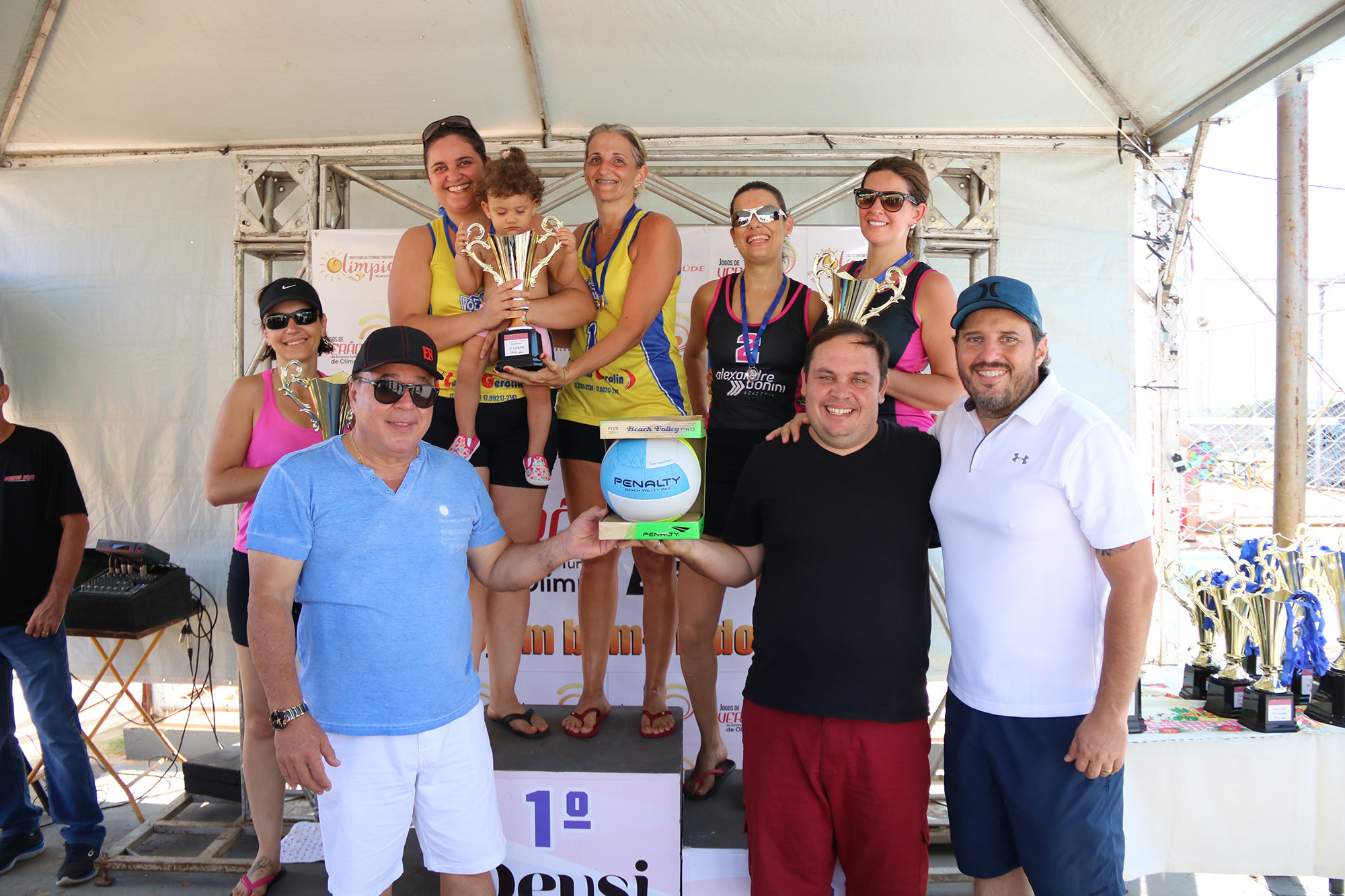 1º, 2º e 3º Vôlei Feminino 